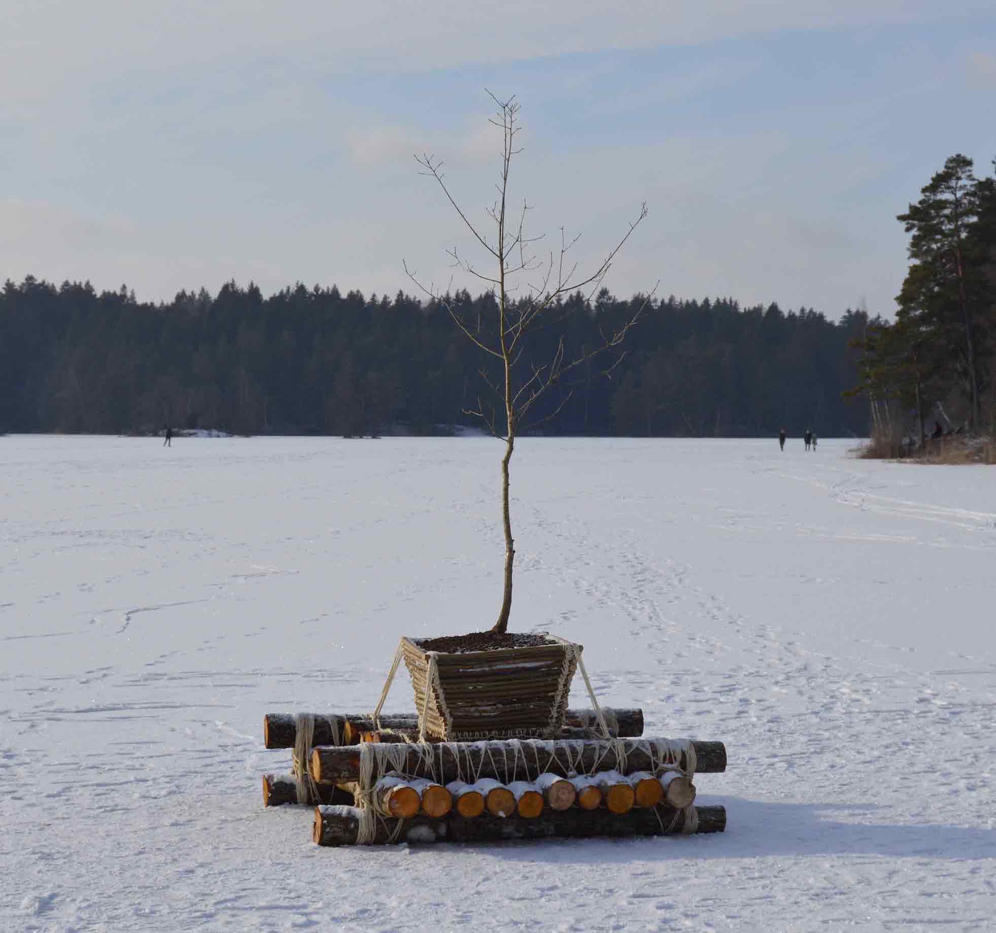Raft on ice